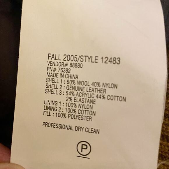 Vintage 3XL Timberland Letterman Bomber Cowhide Leather Jacket HTF Rare 2005 - Picture 7 of 11